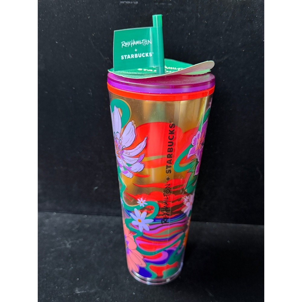 Starbucks Rex Hamilton Artist Series 2024 Texas Wildflowers Tumbler 24oz New